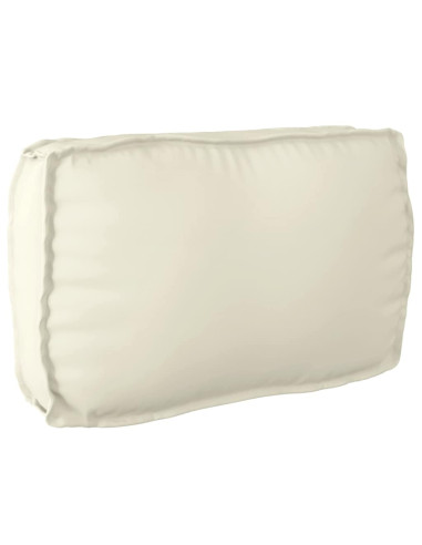 Cuscino Crema 70 x 40 x 12 cm Tessuto Oxford