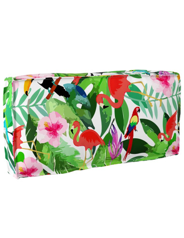 Cuscino Floreale Multicolore 80 x 40 x 12 cm Tessuto Oxford