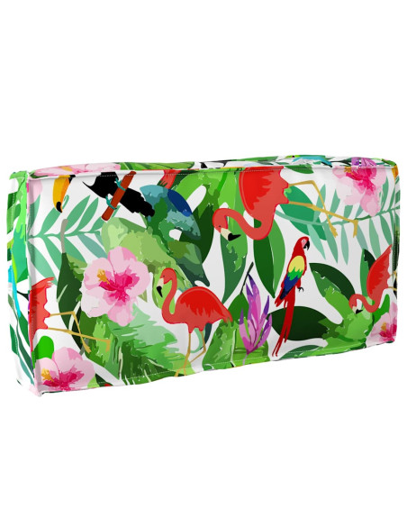 Cuscino Floreale Multicolore 80 x 40 x 12 cm Tessuto Oxford