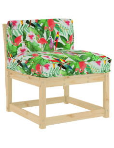 Cuscino Floreale Multicolore 80 x 40 x 12 cm Tessuto Oxford 2