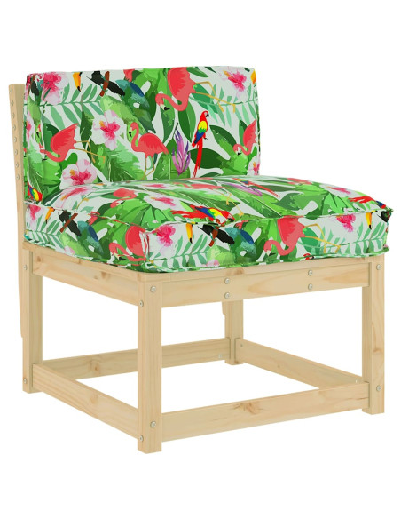 Cuscino Floreale Multicolore 80 x 40 x 12 cm Tessuto Oxford