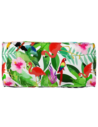 Cuscino Floreale Multicolore 80 x 40 x 12 cm Tessuto Oxford