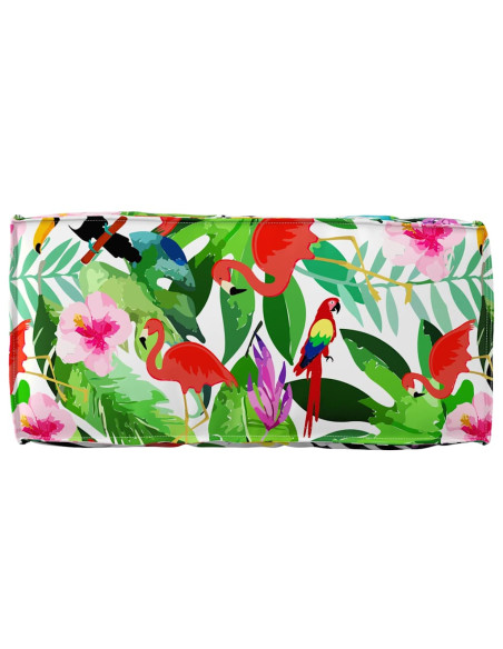 Cuscino Floreale Multicolore 80 x 40 x 12 cm Tessuto Oxford