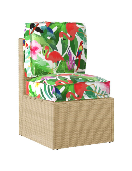 Set di Cuscini per Pallet Floreale 2 pcs Giungla Tropicale