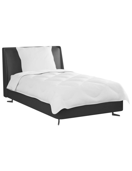 Piumone con cuscino 2 pcs Bianco Microfibra