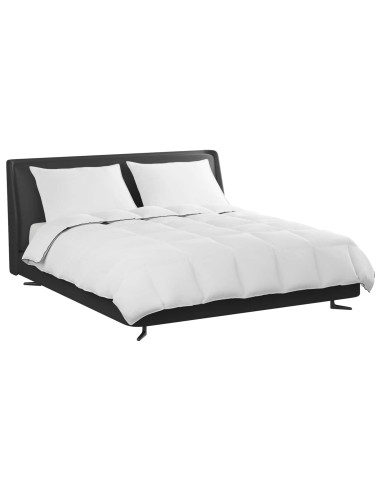 Duvet Invernale con cuscino 3 pcs Bianco Piuma d'anatra