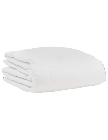 Duvet Invernale con cuscino 3 pcs Bianco Piuma d'anatra