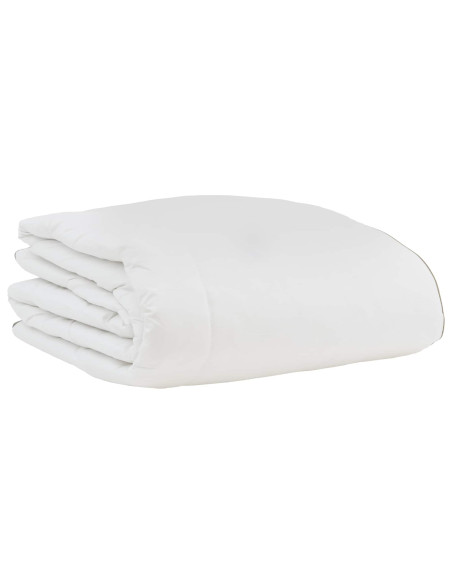 Duvet Invernale con cuscino 3 pcs Bianco Piuma d'anatra