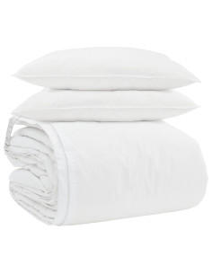 Set di Piumoni con cuscino 3 pcs Bianco Piuma d'anatra 2