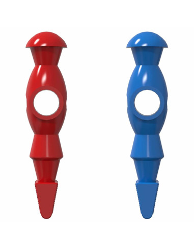 Giocatori del Tavolo da Calcio 22 pcs Blu e Rosso
