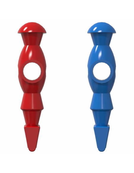 Giocatori del Tavolo da Calcio 22 pcs Blu e Rosso