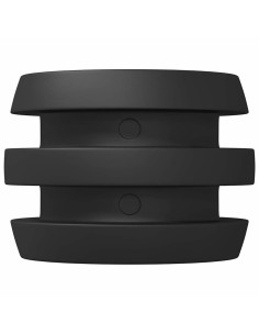 Tavolo da Calcio Paracolpi 3 x 3 x 2 cm Asta 16 pcs Nero 2