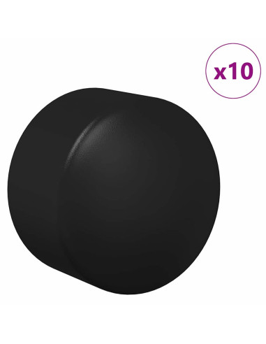 Tappi Finali per Tavolo da Calcio 10 pcs Nero