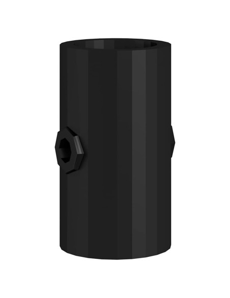 Fermini per Tavolo da Calcio 10 pcs Nero 1,7 x 1,7 x 3,2 cm PP