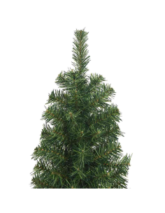 Albero di Natale artificiale con 300 LED Verde 210 cm 2