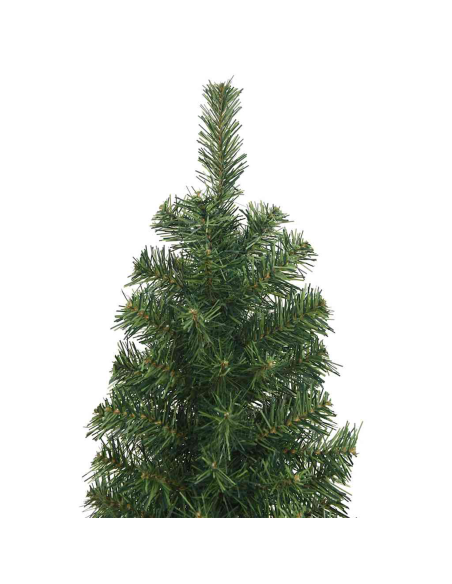 Albero di Natale artificiale con 300 LED Verde 210 cm