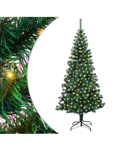 Albero di Natale artificiale con luci integrate Verde 240 cm