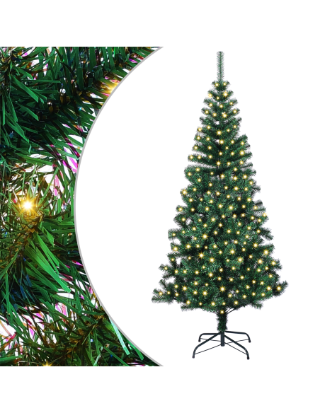 Albero di Natale artificiale con luci integrate Verde 240 cm