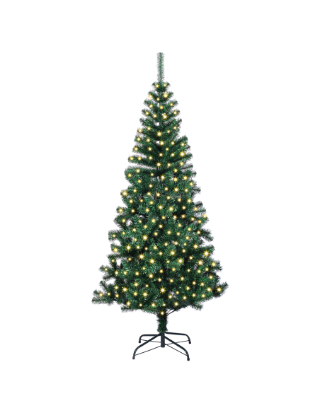 Albero di Natale artificiale con luci integrate Verde 240 cm