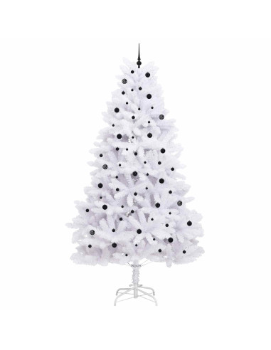 Albero di Natale Artificiale con Rami Pieghevoli Bianco 300 cm