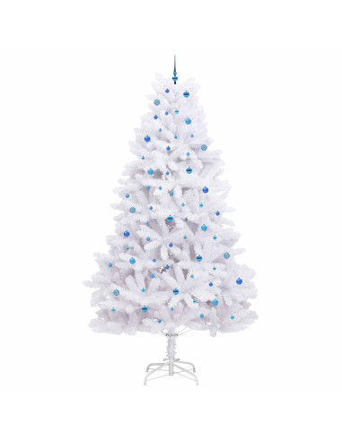 Albero di Natale Artificiale con Rami Pieghevoli Bianco 300 cm