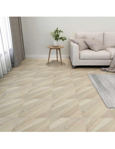 Tavole per Pavimenti 55 pcs Beige 5,11 m² PVC