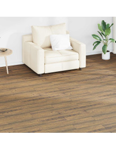 Tavole per Pavimenti 18 pcs Marrone Noce 2,51 m² PVC