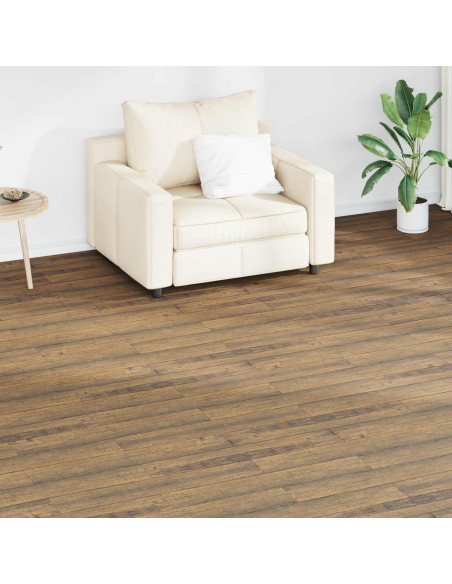 Tavole per Pavimenti 18 pcs Marrone Noce 2,51 m² PVC