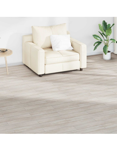 Tavole per Pavimenti 18 pcs Bianco Rovere Classico 2,51 m² PVC