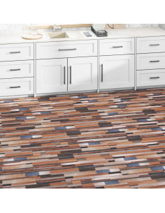 Tavole per Pavimenti 18 pcs Multicolore 2,51 m² PVC