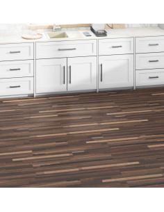 Tavole di Pavimento 36 pcs Marrone Striato 5,02 m² PVC