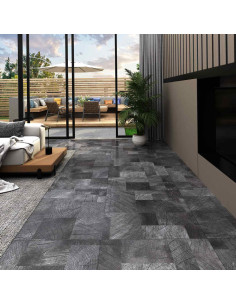 Tavole per Pavimenti 55 pcs Grigio 5,11 m² PVC