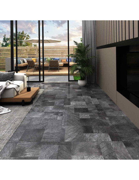 Tavole per Pavimenti 55 pcs Grigio 5,11 m² PVC