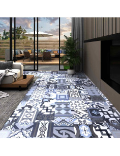 Tavole di Pavimento 55 pcs Multicolore 5,11 m² PVC