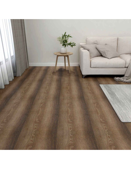 Tavole per Pavimenti 55 pcs Marrone 5,11 m² PVC