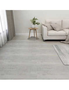 Tavole per Pavimenti 55 pcs Grigio chiaro 5,11 m² PVC