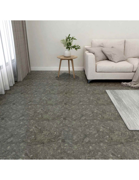 Tavole per Pavimenti 55 pcs Grigio 5,11 m² PVC