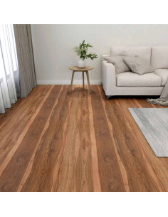 Tavole di Pavimento 55 pcs Marrone 5,11 m² PVC