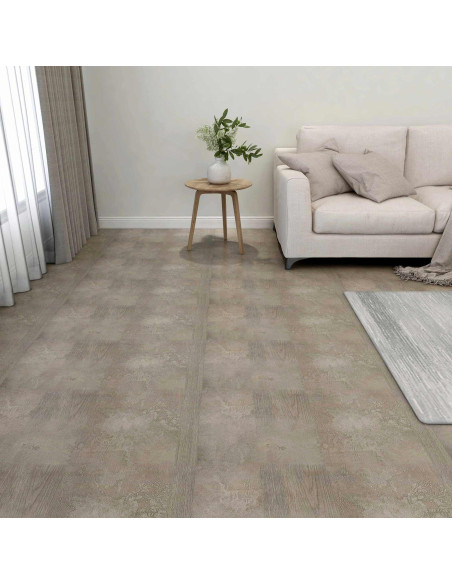 Tavole per Pavimenti 55 pcs Grigio 5,11 m² PVC