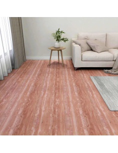 Tavole di Pavimento 55 pcs Rosso 5,11 m² PVC