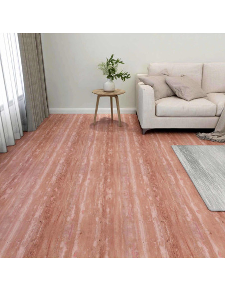 Tavole di Pavimento 55 pcs Rosso 5,11 m² PVC