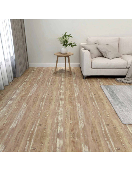 Tavole per Pavimenti 55 pcs Marrone 5,11 m² PVC