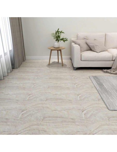 Tavole per Pavimenti 55 pcs Beige 5,11 m² PVC