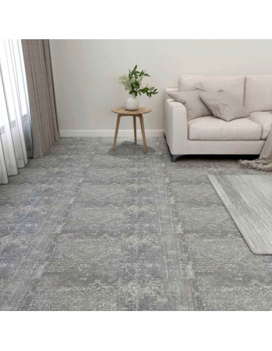 Tavole per Pavimenti 55 pcs Grigio Cemento 5,11 m² PVC