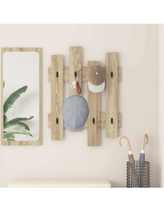 Appendiabiti a muro Rovere Sonoma 60 x 3 x 82 cm