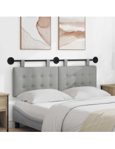 Testata appesa Grigio Nuvola 150 x 55 x 5 cm Tessuto