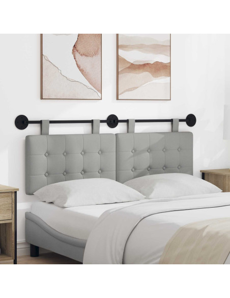 Testata appesa Grigio Nuvola 150 x 55 x 5 cm Tessuto