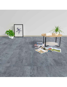 Tavole per Pavimenti 55 pcs Grigio 5,11 m² PVC