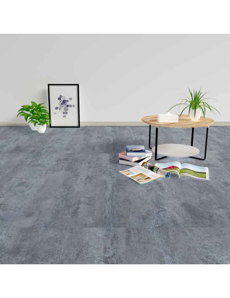 Tavole per Pavimenti 55 pcs Grigio 5,11 m² PVC