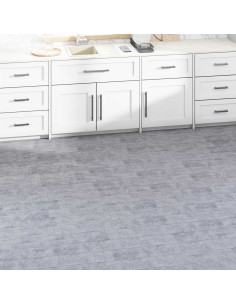 Tavole per Pavimenti 36 pcs Grigio Cemento 5,02 m² PVC